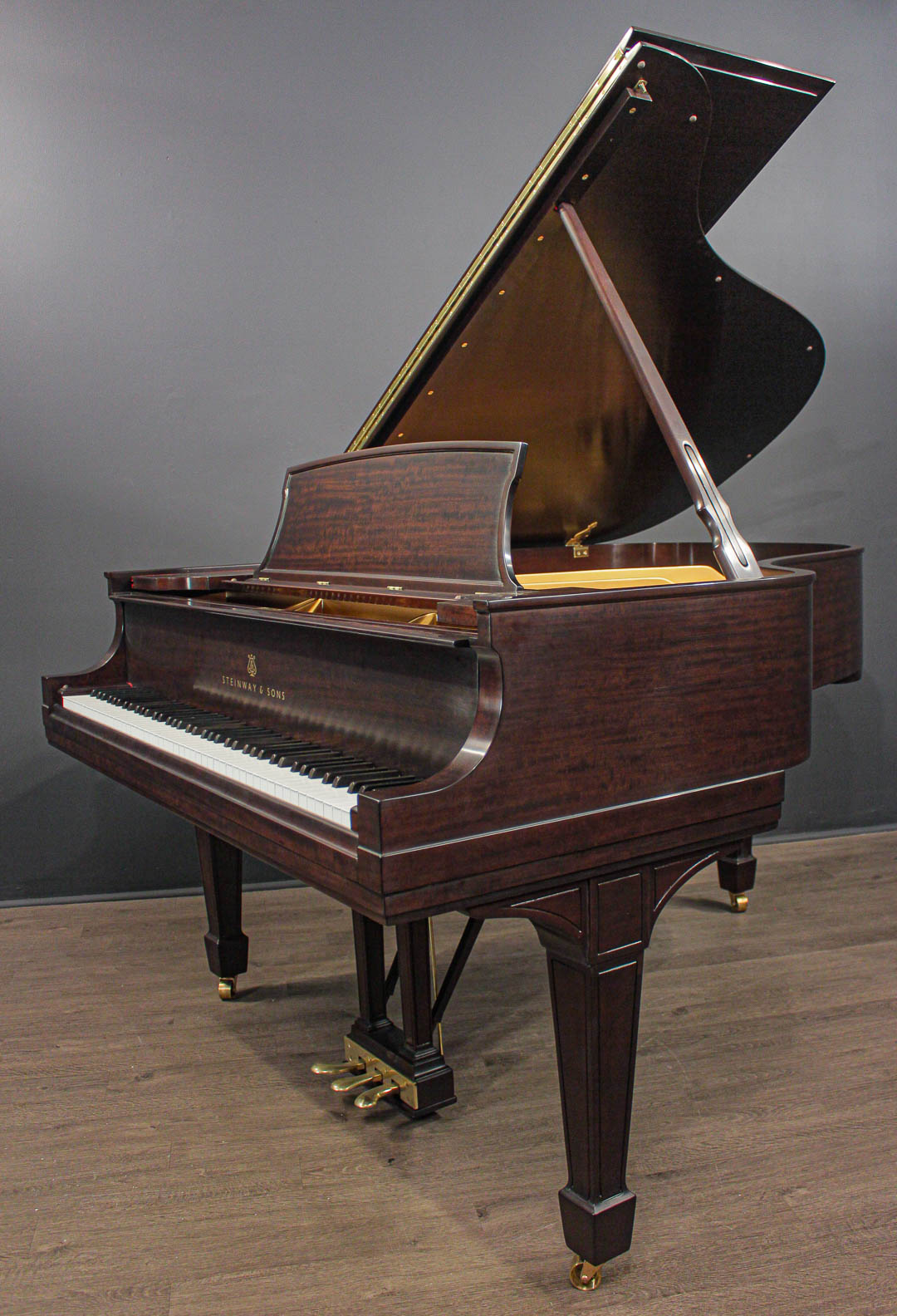 Steinway Model L 5'10'' Grand Piano Figured Mahogany (Restored 2025 ...