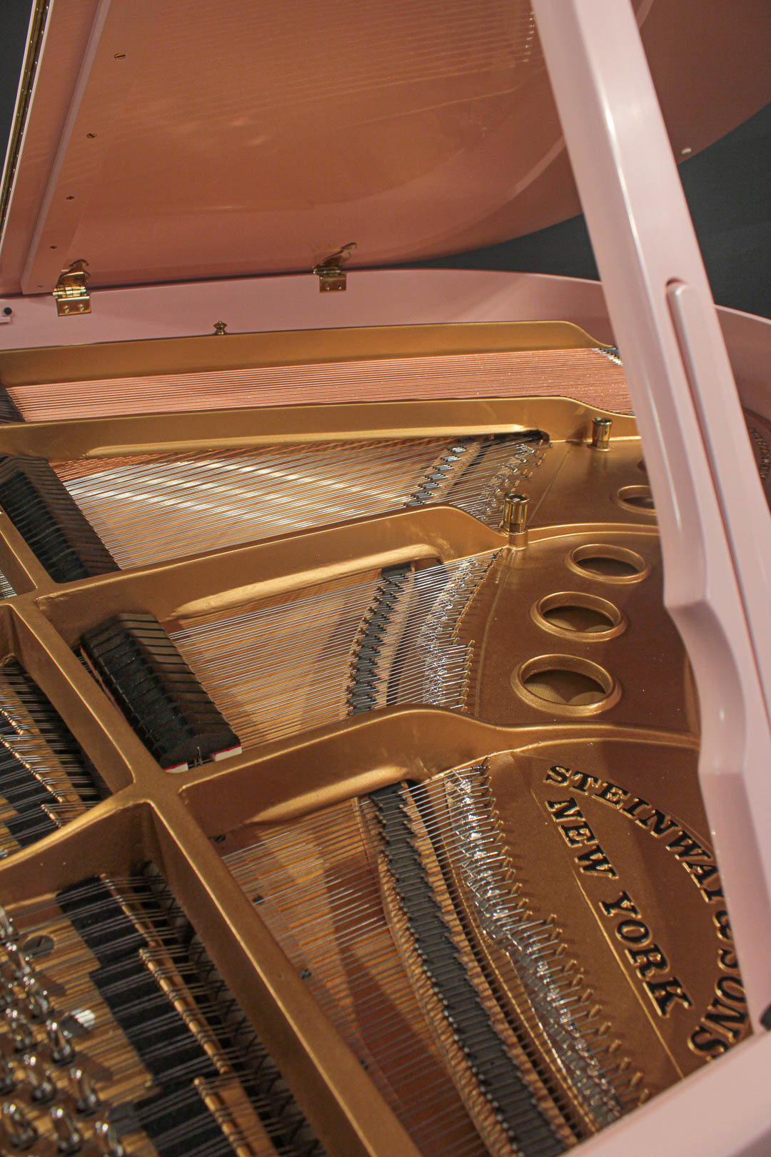 Steinway Model S 5'1'' Baby Grand Piano Pink (Restored 2024) | Grand Pianos